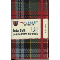 Caledonia: Waverley Genuine Tartan Cloth Commonplace Notebook (9cm x 14cm)