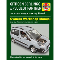 Citroen Berlingo & Peugeot Partner Diesel (June 08 - 16) 08 to 16 Haynes Repair Manual
