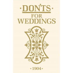 Don'ts for Weddings