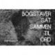 Bogstaver sat sammen til ord
