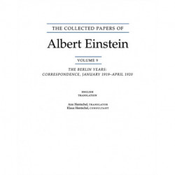 The Collected Papers of Albert Einstein, Volume 9. (English): The Berlin Years: Correspondence, January 1919 - April 1920. (English translation of selected texts)