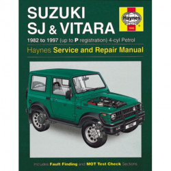 Suzuki SJ Series, Samurai & Vitara (4-cyl) Petrol (82 - 97) Haynes Repair Manual