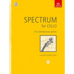 Spectrum for Cello with CD: 16 contemporary pieces