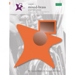 Music Medals Copper Mixed-Brass Ensemble Pieces: trumpet, cornet, flugelhorn, E flat horn, French horn, trombone, baritone, euphonium, tuba