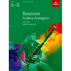 Bassoon Scales & Arpeggios, ABRSM Grades 6-8: from 2018
