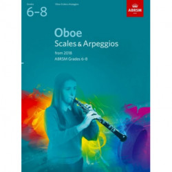 Oboe Scales & Arpeggios, ABRSM Grades 6-8: from 2018