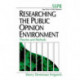 Researching the Public Opinion Environment: Theories and Methods