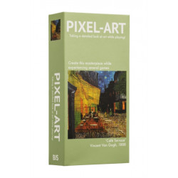 Pixel-Art Game: Cafe Terrace at Night