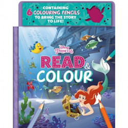 Disney Princess Ariel: Read & Colour
