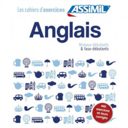 Coffret Cahiers d'exercices ANGLAIS Debutants + Faux-debutants