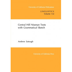 Central Hill Nisenan Texts with Grammatical Sketch