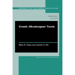 Creek (Muskogee) Texts