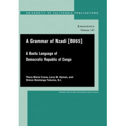 A Grammar of Nzadi [B865]: A Bantu language of Democratic Republic of Congo