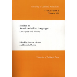 Studies in American Indian Languages: Description and Theory