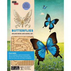 IncrediBuilds: Butterflies Deluxe Book and Model Set: Butterflies Deluxe Book and Model Set