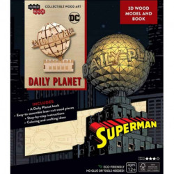 IncrediBuilds: DC Comics: Superman: Daily Planet 3D Wood Model and Book
