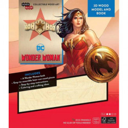 IncrediBuilds: DC Comics: Wonder Woman 3D Wood Model and Book