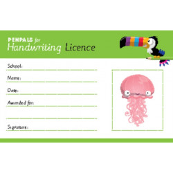 Penpals for Handwriting Pen Licence Cards (pack of 200)
