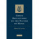 Greek Reflections on the Nature of Music