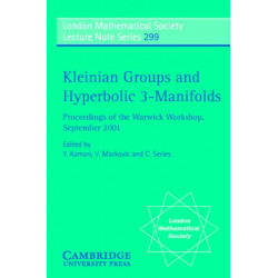 Kleinian Groups and Hyperbolic 3-Manifolds: Proceedings of the Warwick Workshop, September 11–14, 2001