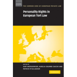 Personality Rights in European Tort Law
