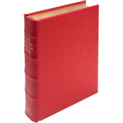REB Lectern Bible, Red Imitation Leather over Boards, RE932:TB
