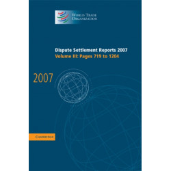 Dispute Settlement Reports 2007: Volume 3, Pages 719-1204