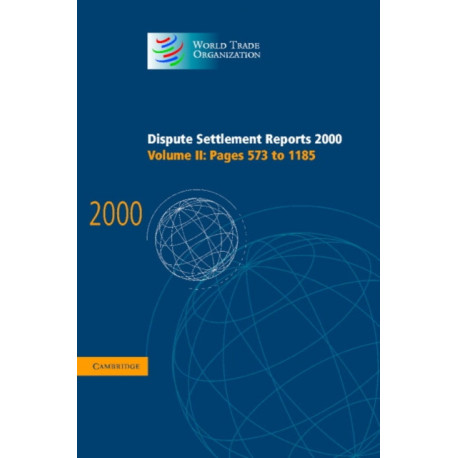 Dispute Settlement Reports 2000: Volume 2, Pages 573-1185