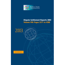 Dispute Settlement Reports 2003