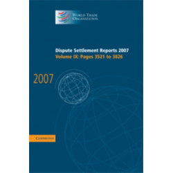 Dispute Settlement Reports 2007: Volume 9, Pages 3521-3826