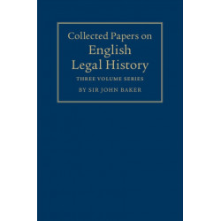Collected Papers on English Legal History 3 Volume Set