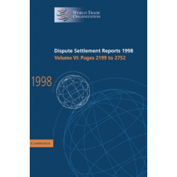 Dispute Settlement Reports 1998: Volume 6, Pages 2199-2752
