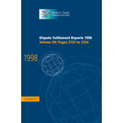 Dispute Settlement Reports 1998: Volume 7, Pages 2753-3324
