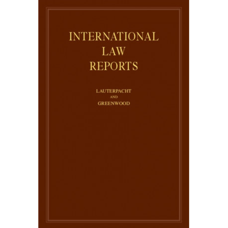 International Law Reports: Volume 135