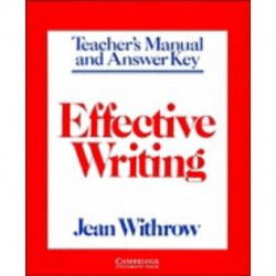 Effective Writing Teacher's manual: Writing Skills for Intermediate Students of American English