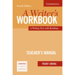 A Writer's Workbook Teacher's Manual: An Interactive Writing Text