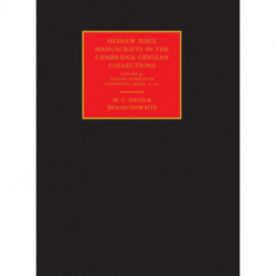 Hebrew Bible Manuscripts in the Cambridge Genizah Collections: Volume 3, Taylor-Schechter Additional Series 1-31