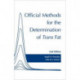 Official Methods for Determination of trans Fat, Second Edition
