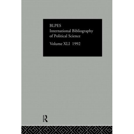IBSS: Political Science: 1992 Vol 41