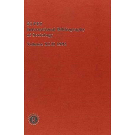 IBSS: Sociology: 1992 Vol 42
