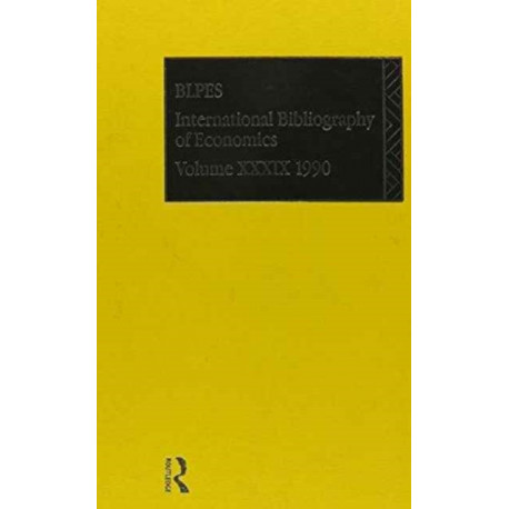 IBSS: Economics: 1990 Vol 39