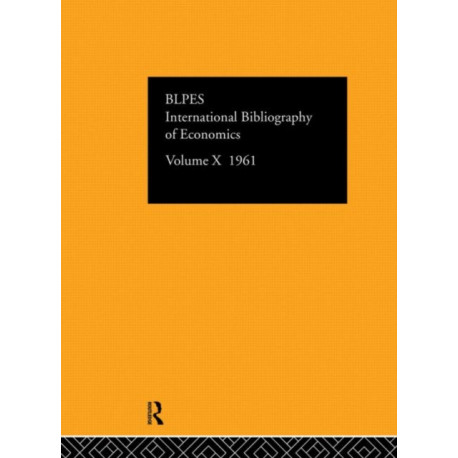 IBSS: Economics: 1961 Volume 10
