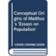 Conceptual Origins of Malthus's 'Essays on Population'