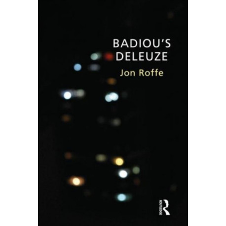 Badiou's Deleuze
