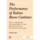 The Performance of Italian Basso Continuo: Style in Keyboard Accompaniment in the Seventeenth and Eighteenth Centuries