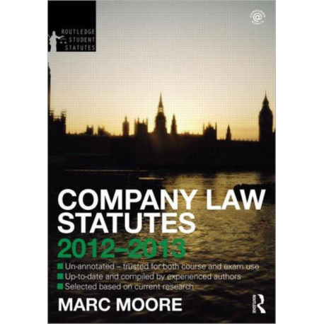 Company Law Statutes 2012-2013