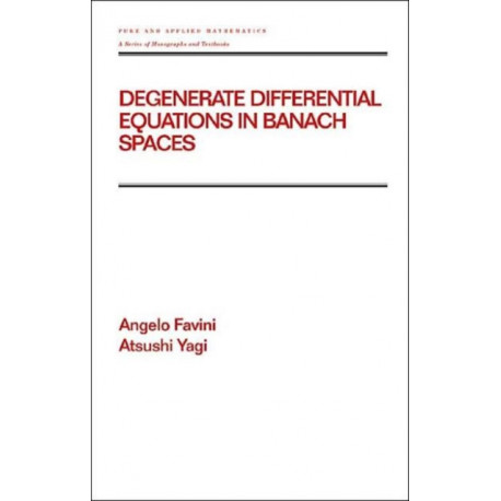 Degenerate Differential Equations in Banach Spaces