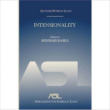 Intensionality: Lecture Notes in Logic 22
