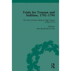 Trials for Treason and Sedition, 1792-1794, Part I