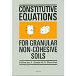 Constitutive Equations for Granular Non-Cohesive Soils